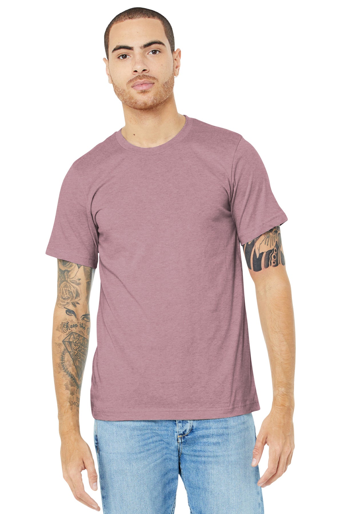BELLA+CANVAS ® Unisex Heather CVC Short Sleeve Tee BC3001CVC