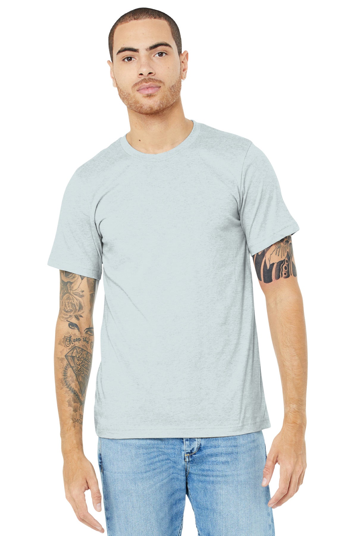 BELLA+CANVAS ® Unisex Heather CVC Short Sleeve Tee BC3001CVC