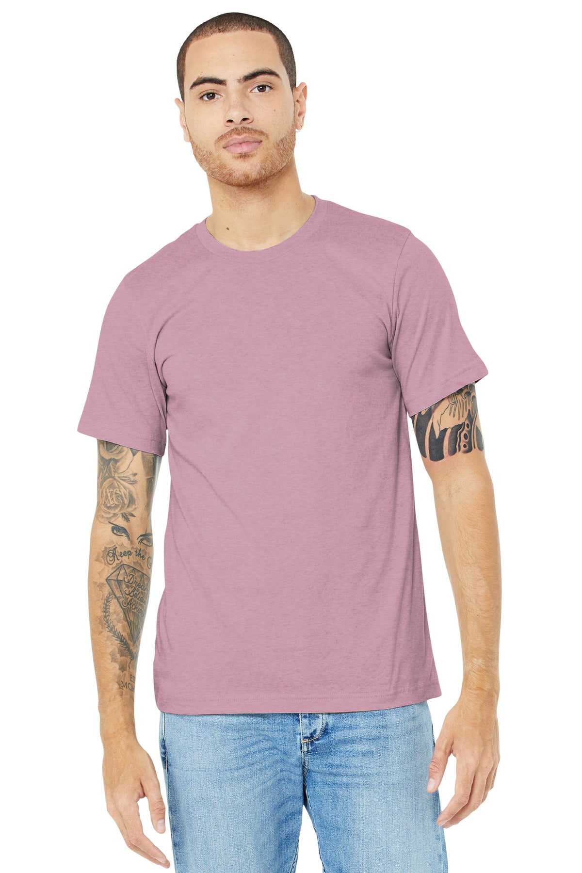 BELLA+CANVAS ® Unisex Heather CVC Short Sleeve Tee BC3001CVC