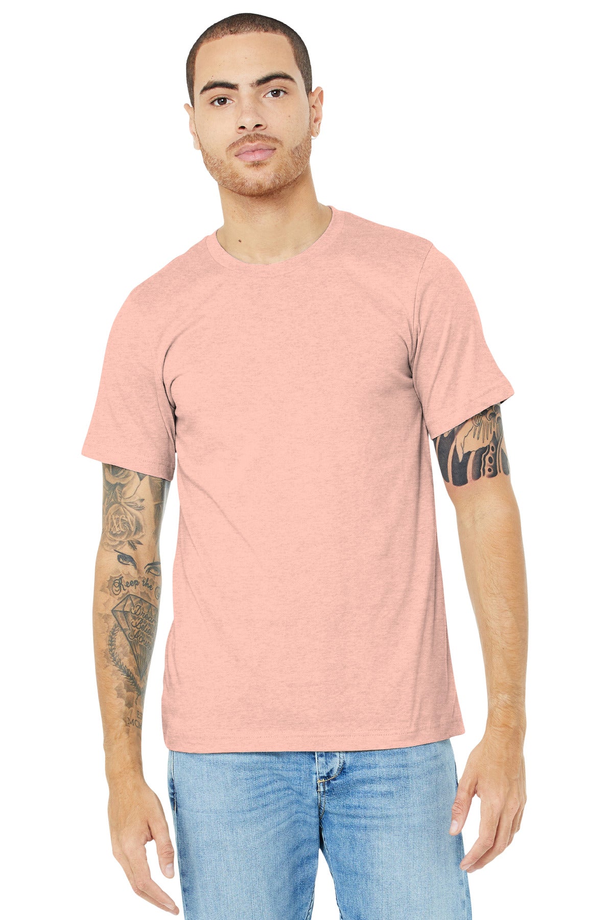 BELLA+CANVAS ® Unisex Heather CVC Short Sleeve Tee BC3001CVC