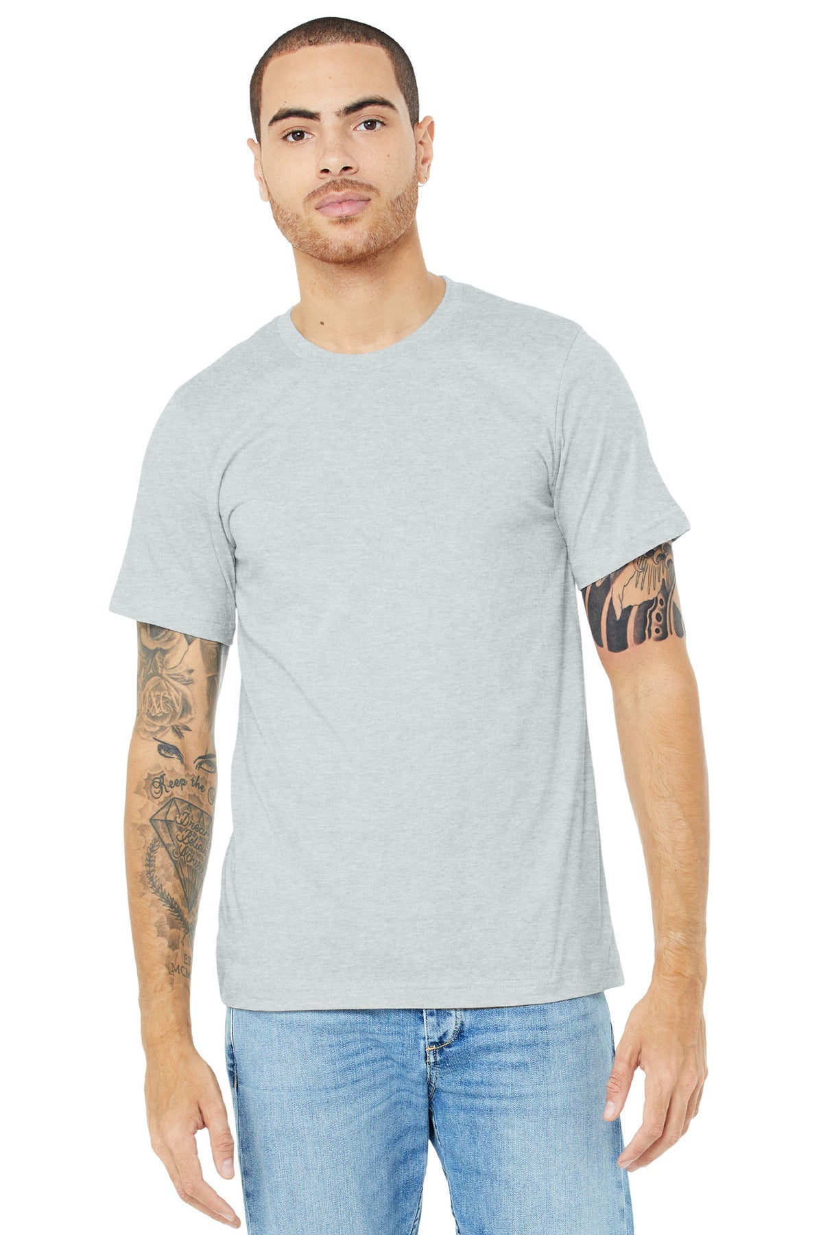 BELLA+CANVAS ® Unisex Heather CVC Short Sleeve Tee BC3001CVC