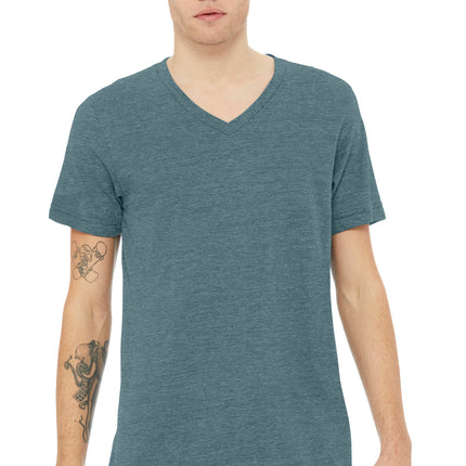 BELLA+CANVAS ® Unisex Heather CVC V-Neck Tee BC3005CVC