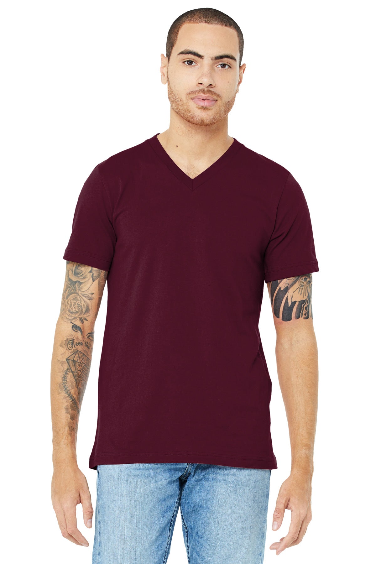 BELLA+CANVAS ® Unisex Jersey Short Sleeve V-Neck Tee BC3005