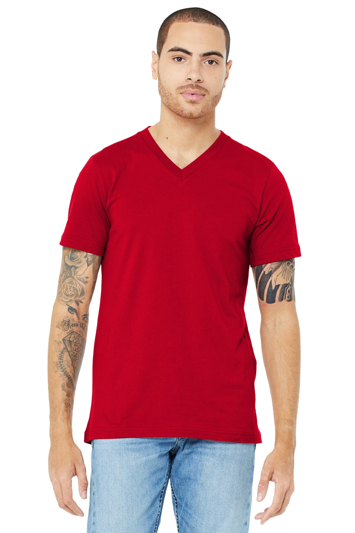BELLA+CANVAS ® Unisex Jersey Short Sleeve V-Neck Tee BC3005