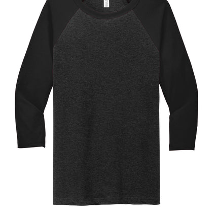 BELLA+CANVAS  ®  Unisex 3/4-Sleeve Baseball Tee. BC3200