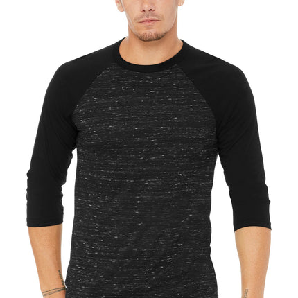 BELLA+CANVAS  ®  Unisex 3/4-Sleeve Baseball Tee. BC3200