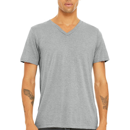 BELLA+CANVAS  ® Unisex Triblend Short Sleeve V-Neck Te. BC3415