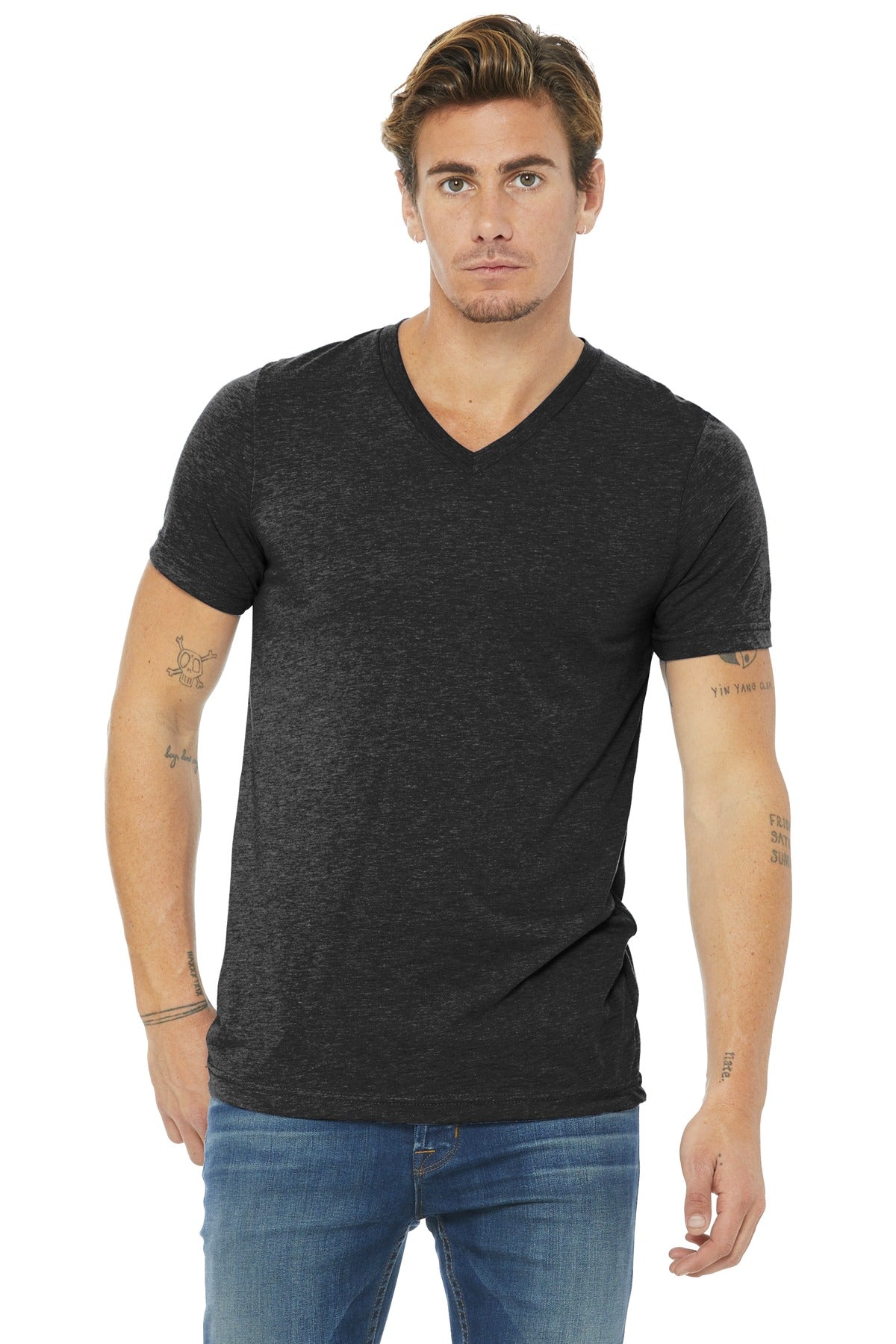 BELLA+CANVAS ® Unisex Triblend Short Sleeve V-Neck Te BC3415