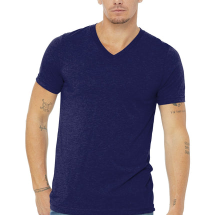 BELLA+CANVAS  ® Unisex Triblend Short Sleeve V-Neck Te. BC3415