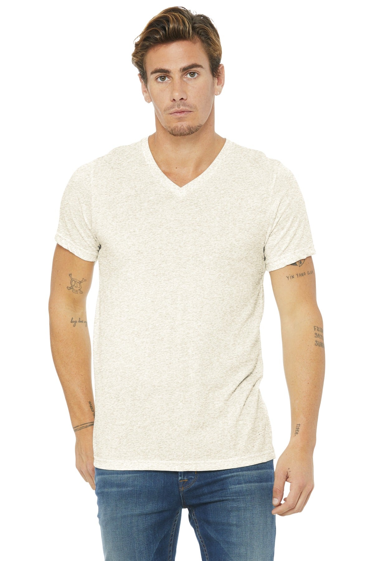 BELLA+CANVAS ® Unisex Triblend Short Sleeve V-Neck Te BC3415