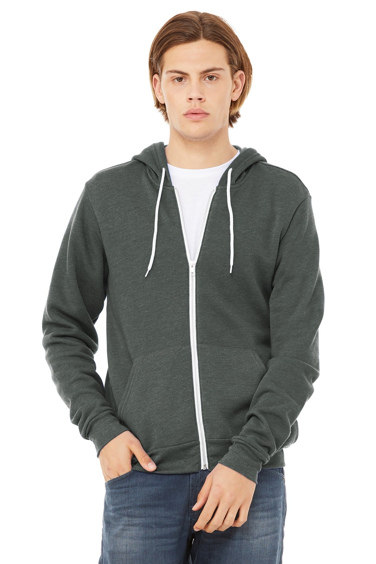 BELLA+CANVAS ® Unisex Sponge Fleece Full-Zip Hoodie BC3739