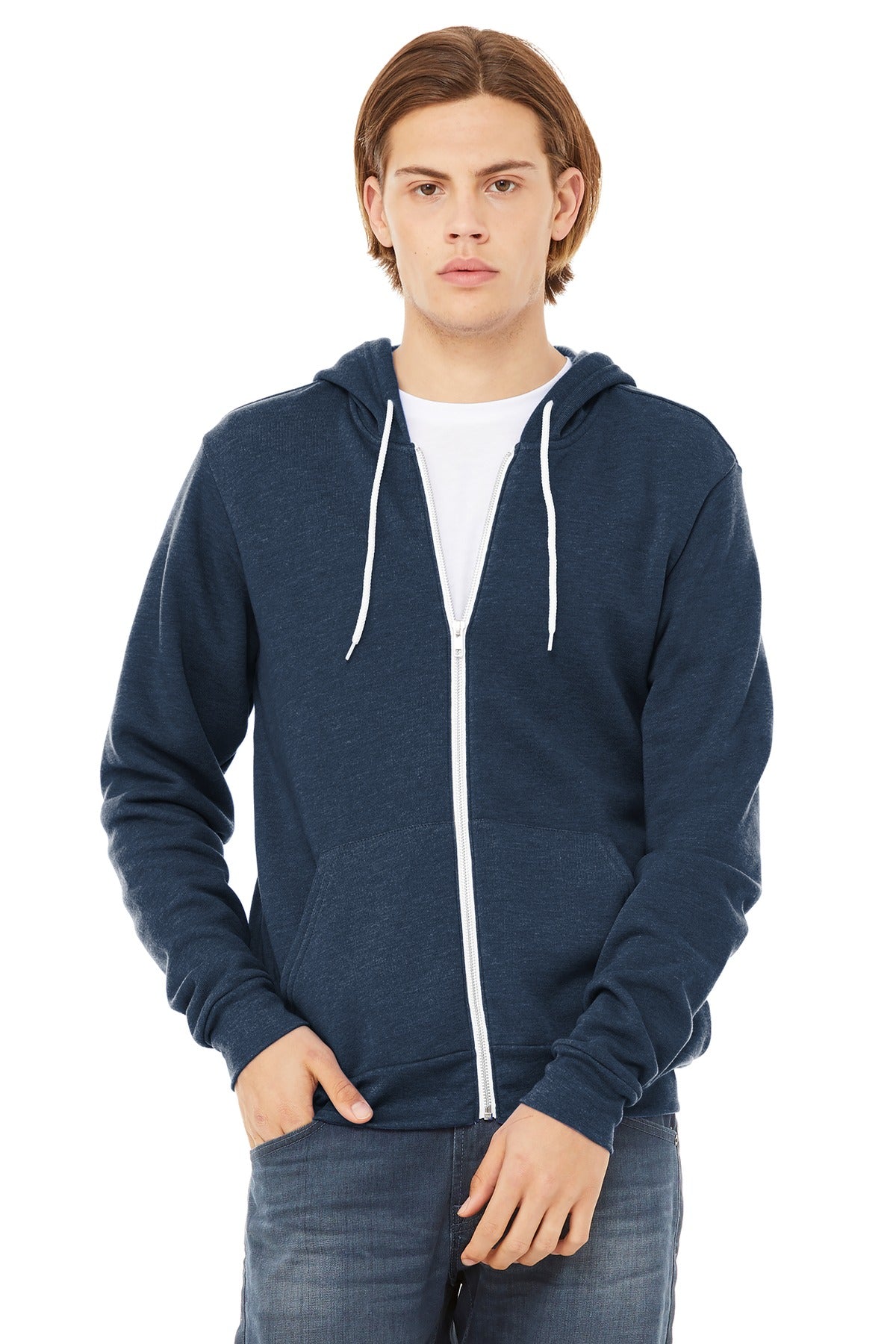 BELLA+CANVAS ® Unisex Sponge Fleece Full-Zip Hoodie BC3739