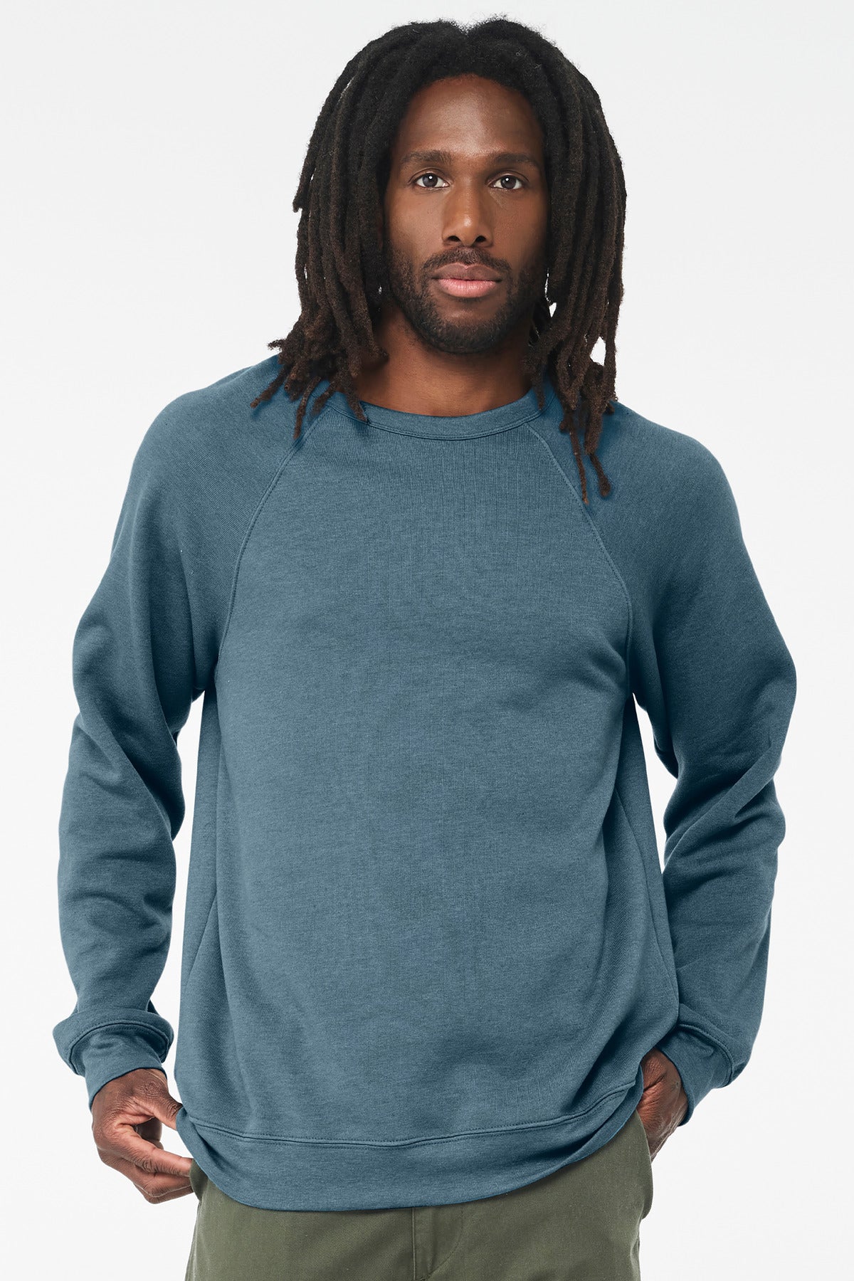 BELLA+CANVAS ® Unisex Sponge Fleece Raglan Sweatshirt BC3901
