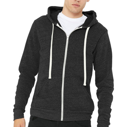 BELLA+CANVAS  ® Unisex Triblend Full-Zip Lightweight Hoodie. BC3939