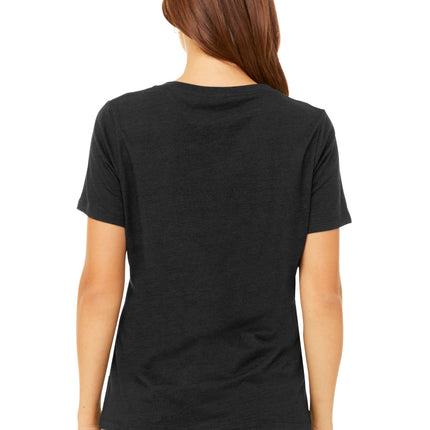 BELLA+CANVAS ® Women's Relaxed Heather CVC V-Neck Tee BC6405CVC