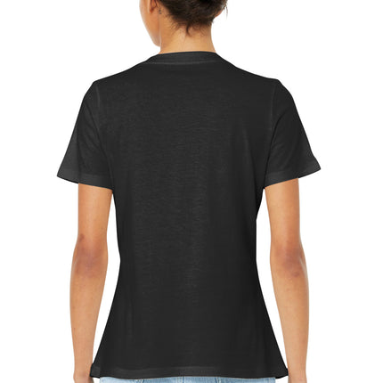 BELLA+CANVAS  ® Women's Relaxed Jersey Short Sleeve V-Neck Tee. BC6405