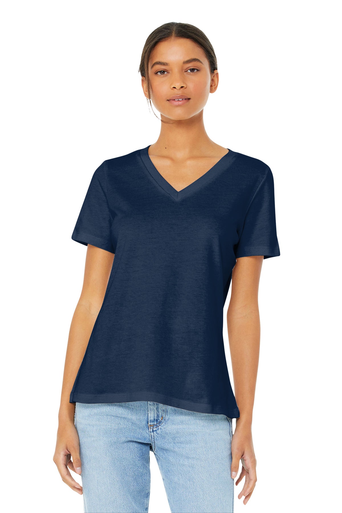BELLA+CANVAS ® Women's Relaxed Jersey Short Sleeve V-Neck Tee BC6405