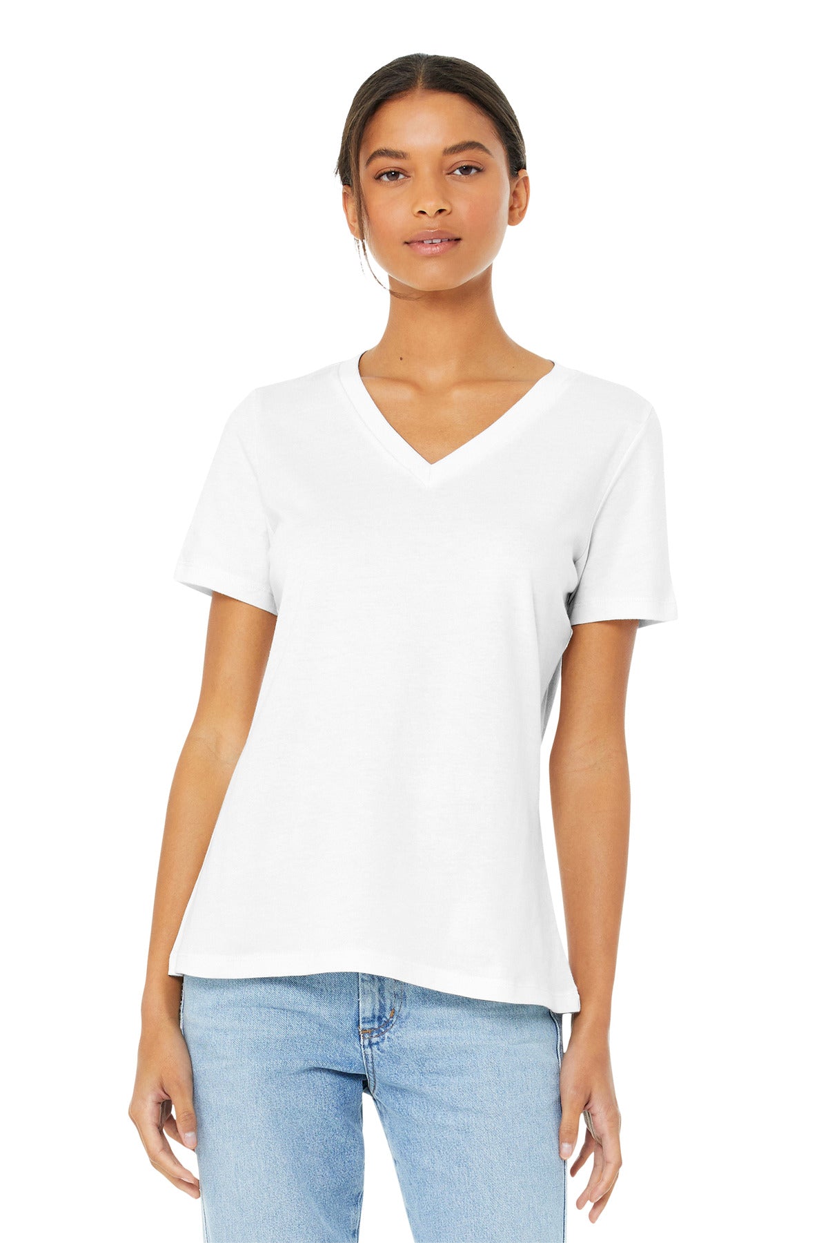 BELLA+CANVAS ® Women's Relaxed Jersey Short Sleeve V-Neck Tee BC6405