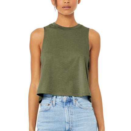 BELLA+CANVAS  ® Women's Racerback Cropped Tank. BC6682