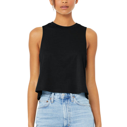 BELLA+CANVAS  ® Women's Racerback Cropped Tank. BC6682