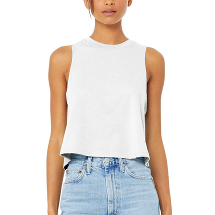 BELLA+CANVAS  ® Women's Racerback Cropped Tank. BC6682
