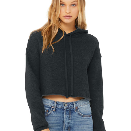 BELLA+CANVAS  ® Women's Sponge Fleece Cropped Fleece Hoodie. BC7502