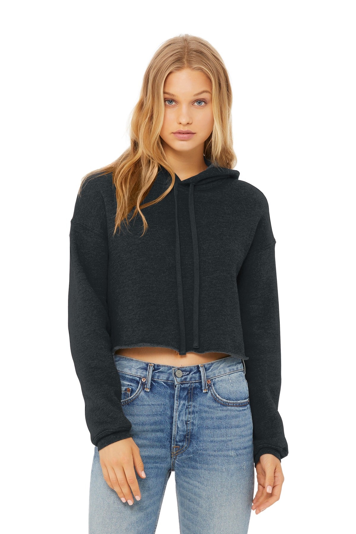 BELLA+CANVAS ® Women's Sponge Fleece Cropped Fleece Hoodie BC7502