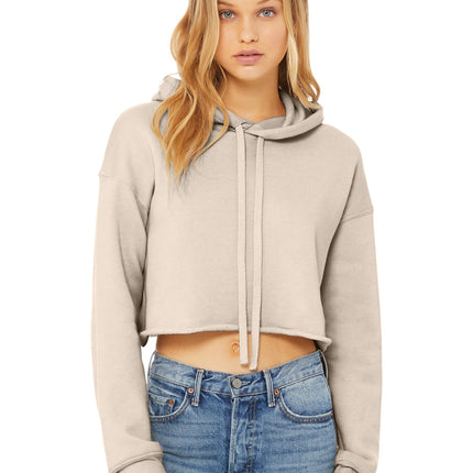 BELLA+CANVAS  ® Women's Sponge Fleece Cropped Fleece Hoodie. BC7502