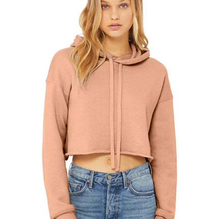 BELLA+CANVAS  ® Women's Sponge Fleece Cropped Fleece Hoodie. BC7502