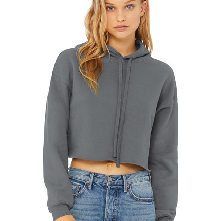 BELLA+CANVAS  ® Women's Sponge Fleece Cropped Fleece Hoodie. BC7502