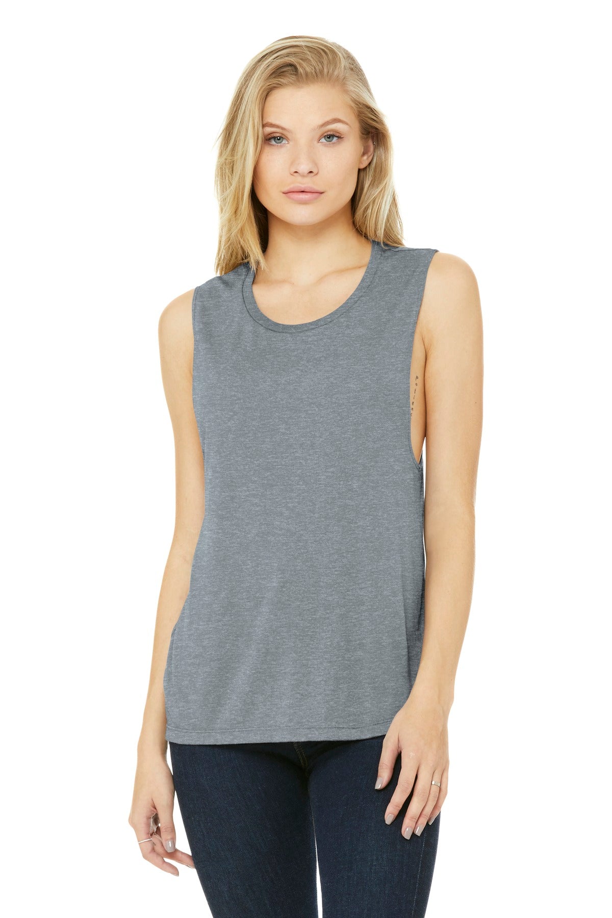 BELLA+CANVAS ® Women's Flowy Scoop Muscle Tank BC8803