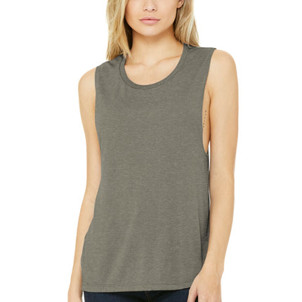 BELLA+CANVAS  ®  Women's Flowy Scoop Muscle Tank. BC8803