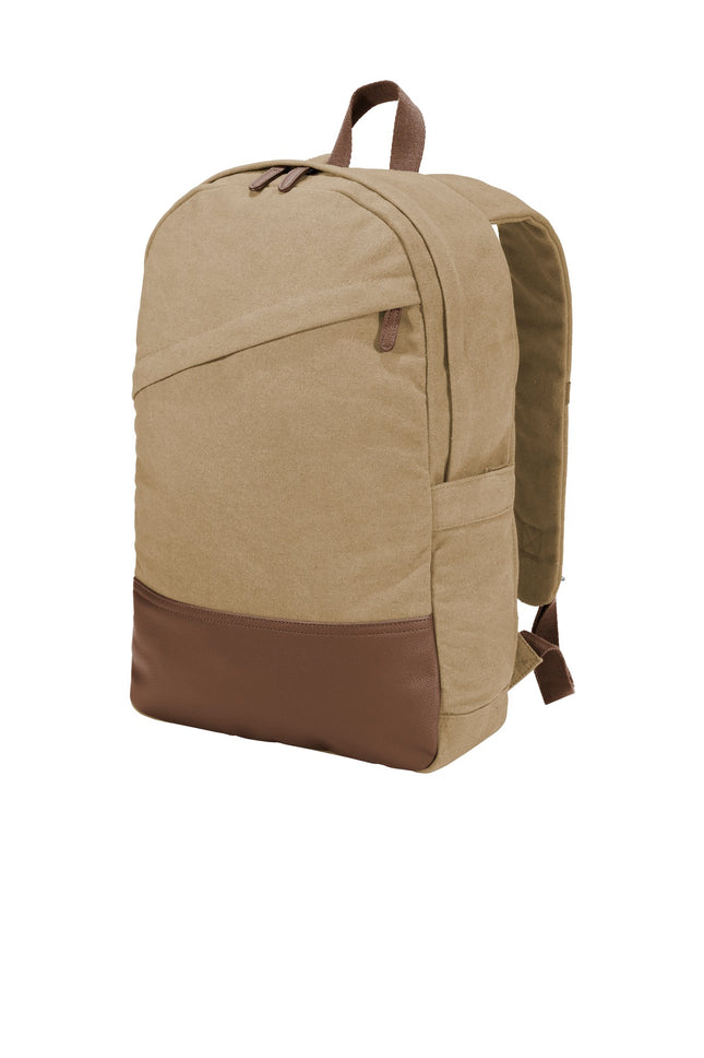 Port Authority  ® Cotton Canvas Backpack. BG210
