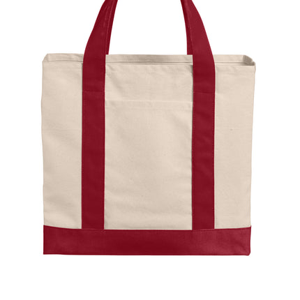 Port Authority ® Cotton Canvas Two-Tone Tote BG429