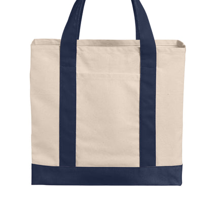 Port Authority ® Cotton Canvas Two-Tone Tote BG429