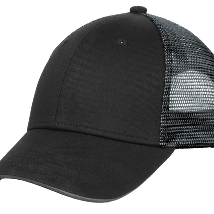 Port Authority ® Double Mesh Snapback Sandwich Bill Cap. C818