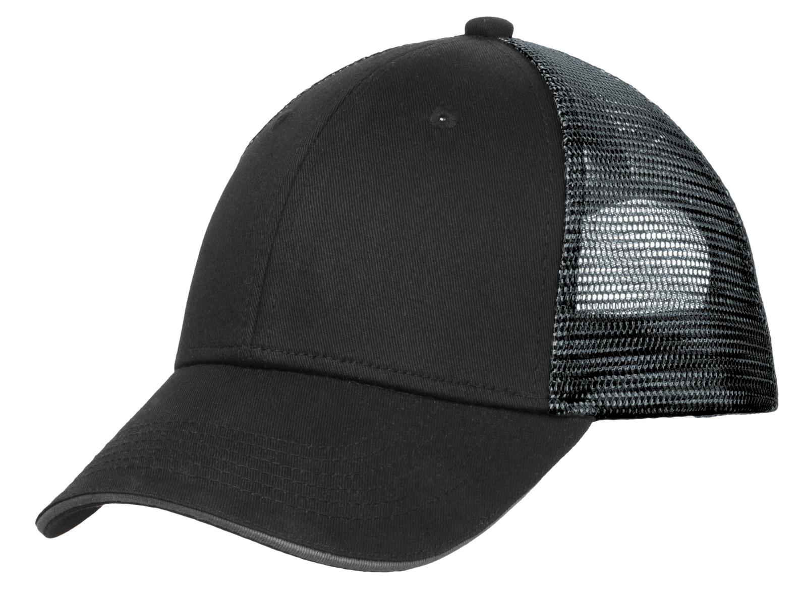 Port Authority® Double Mesh Snapback Sandwich Bill Cap C818