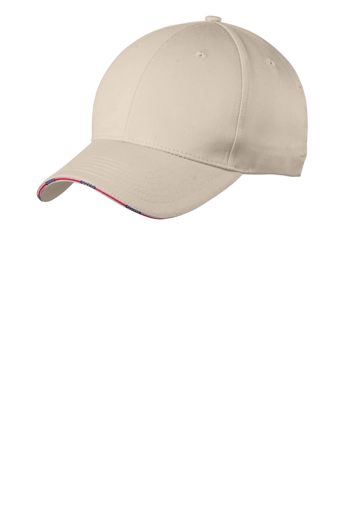 Port Authority® Americana Flag Sandwich Cap C829