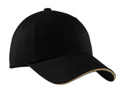 Port Authority® Sandwich Bill Cap with Striped Closure C830