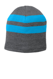 Port Authority® Fleece-Lined Striped Beanie Cap C922