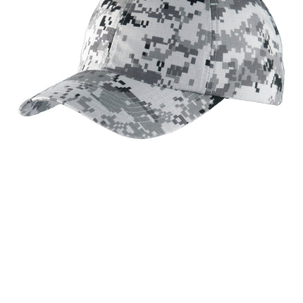 Port Authority ® Digital Ripstop Camouflage Cap. C925