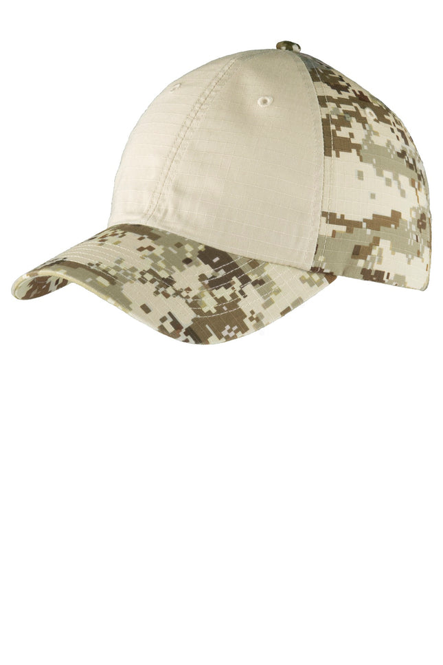 Port Authority ® Colorblock Digital Ripstop Camouflage Cap. C926