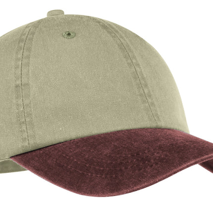 Port & Company ® -Two-Tone Pigment-Dyed Cap.  CP83