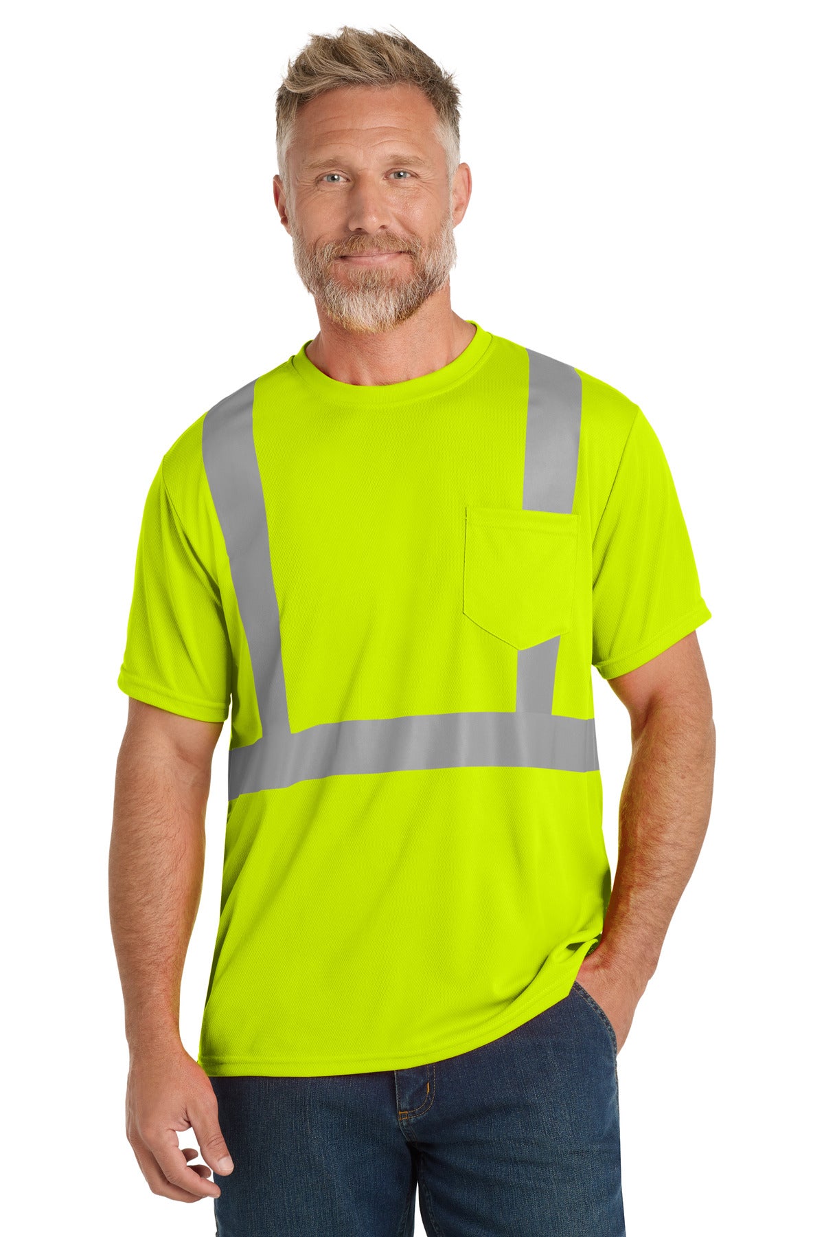 CornerStone ® ANSI 107 Class 2 Mesh Tee CS200