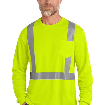 CornerStone  ® ANSI 107 Class 2 Mesh Long Sleeve Tee. CS201