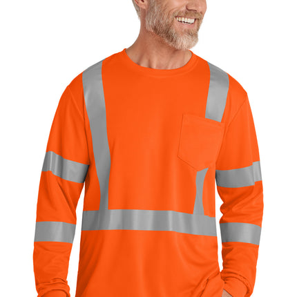 CornerStone  ® ANSI 107 Class 3 Mesh Long Sleeve Tee. CS203