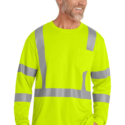 CornerStone  ® ANSI 107 Class 3 Mesh Long Sleeve Tee. CS203