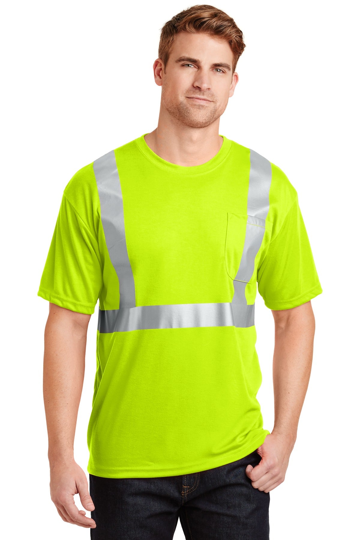 CornerStone® - ANSI 107 Class 2 Safety T-Shirt CS401