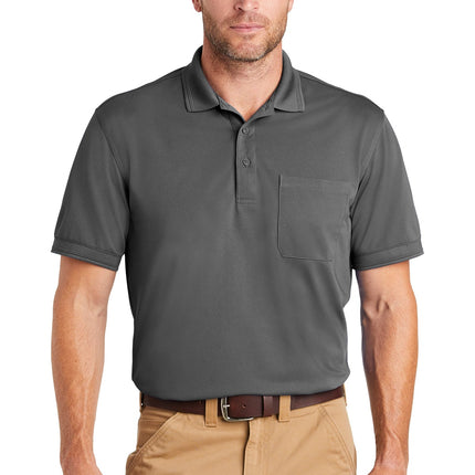 CornerStone  ® Industrial Snag-Proof Pique Pocket Polo. CS4020P