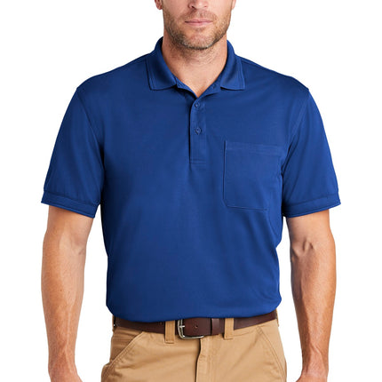 CornerStone  ® Industrial Snag-Proof Pique Pocket Polo. CS4020P